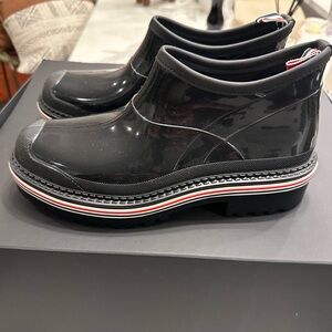 Thom Browne Black Glossy Boots